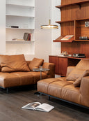 Tartan Sofa - Leather