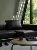 Tartan Cushion - Leather